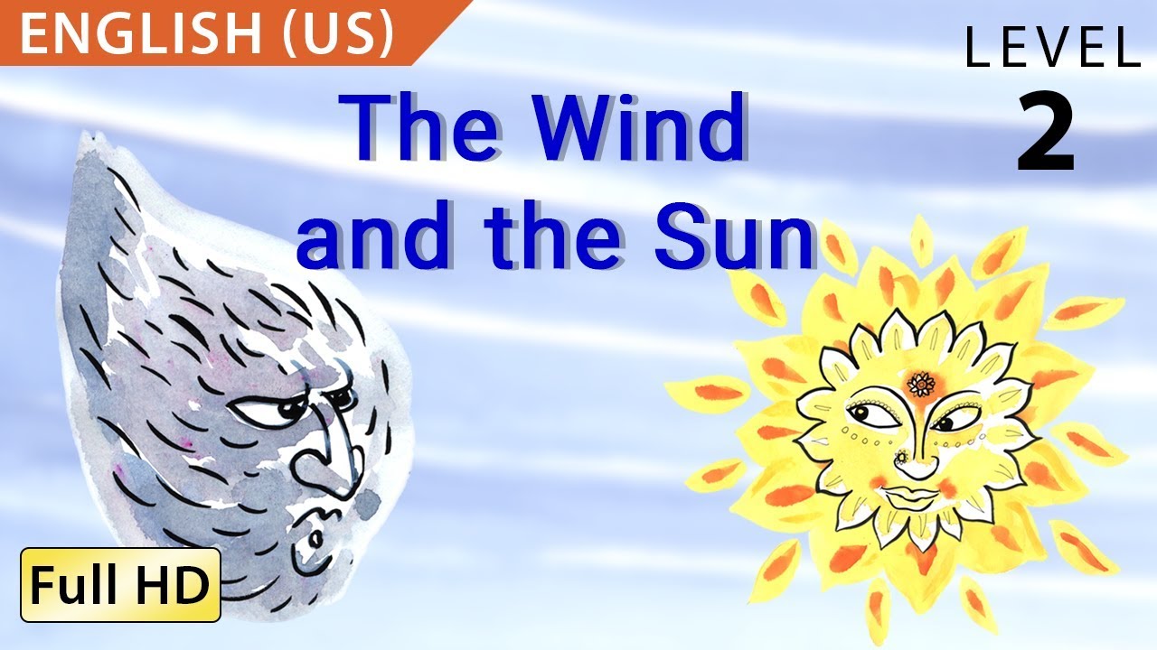 The Wind and the Sun: Learn English (US) with subtitles - Story for Children 