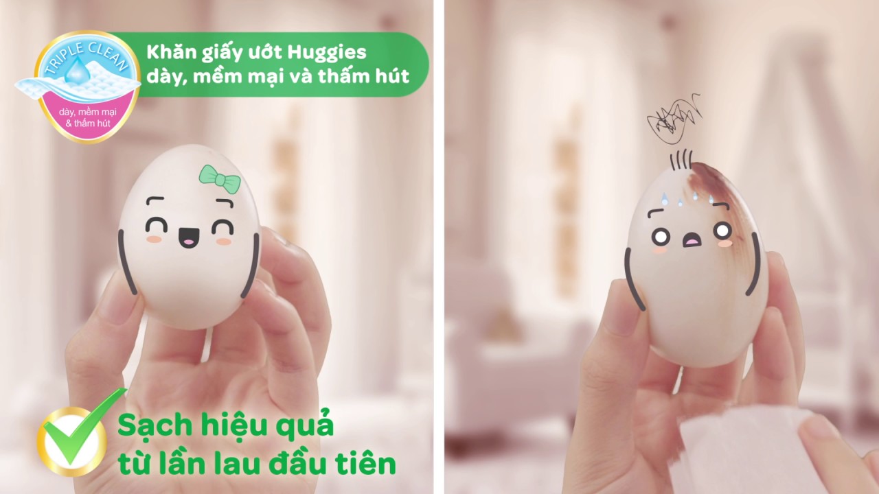 KHĂN ƯỚT EM BÉ HUGGIES- LAU SẠCH HIỆU QUẢ, DỊU NHẸ CHO DA