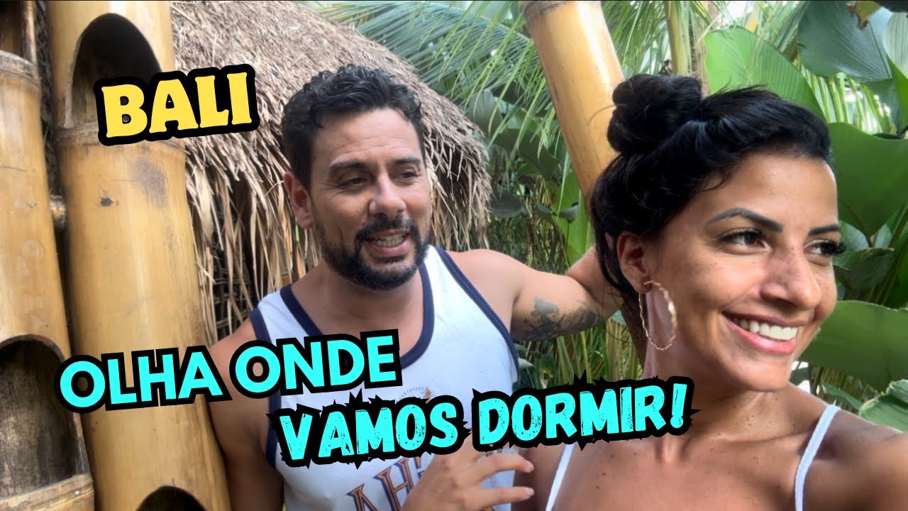 CHEGAMOS em BALI e olha essa hospedagem!!