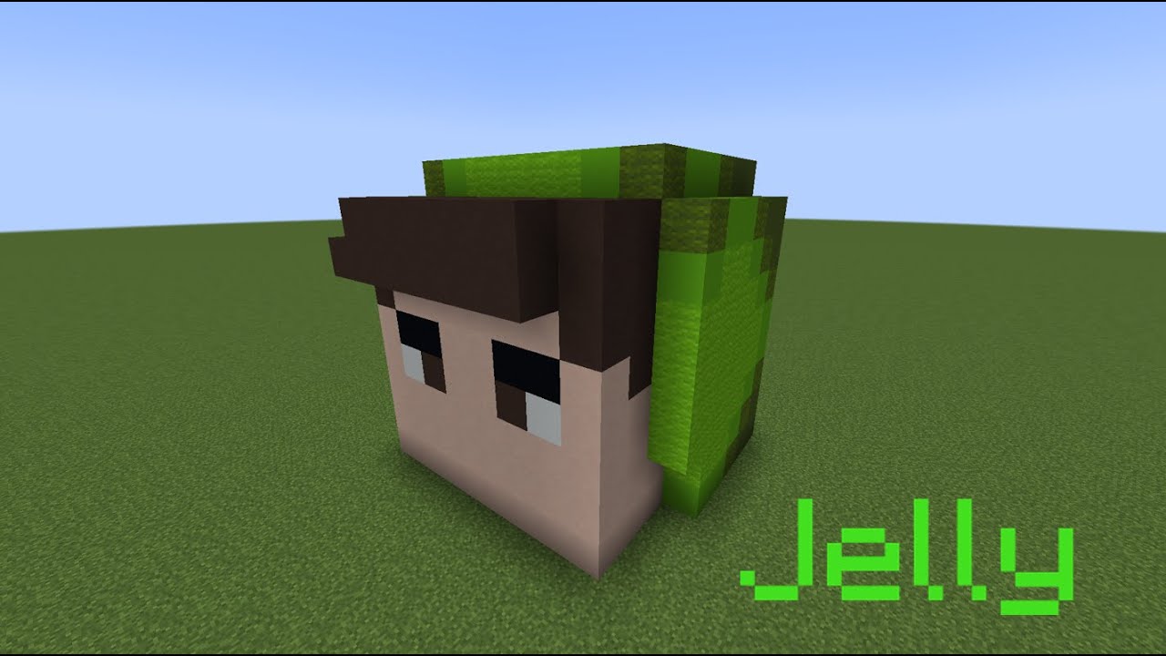 Jelly Minecraft Head TUTORIAL