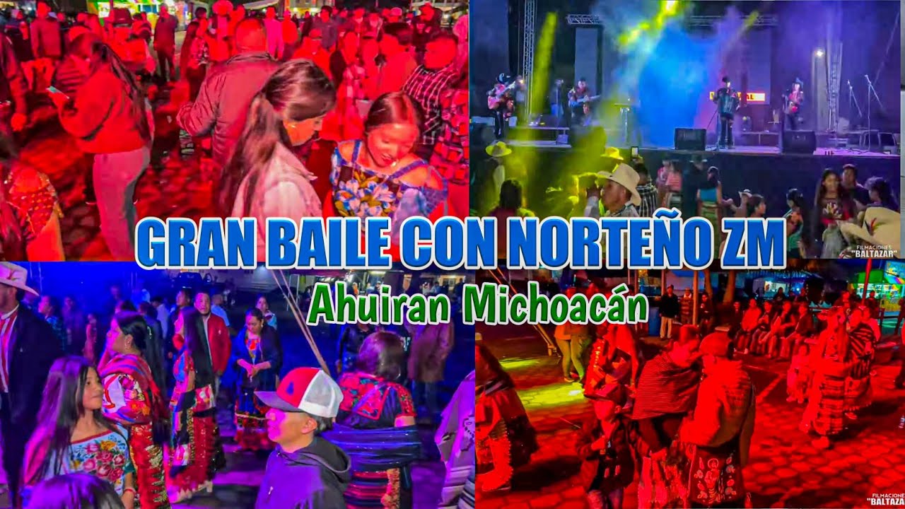 Gran Baile Con Grupo Norteño Zm Fiesta de San Juan Bautista Ahuiran Michoacan