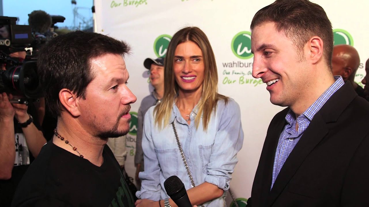 Mark Wahlberg at the Wahlburgers Coney Island Grand Opening