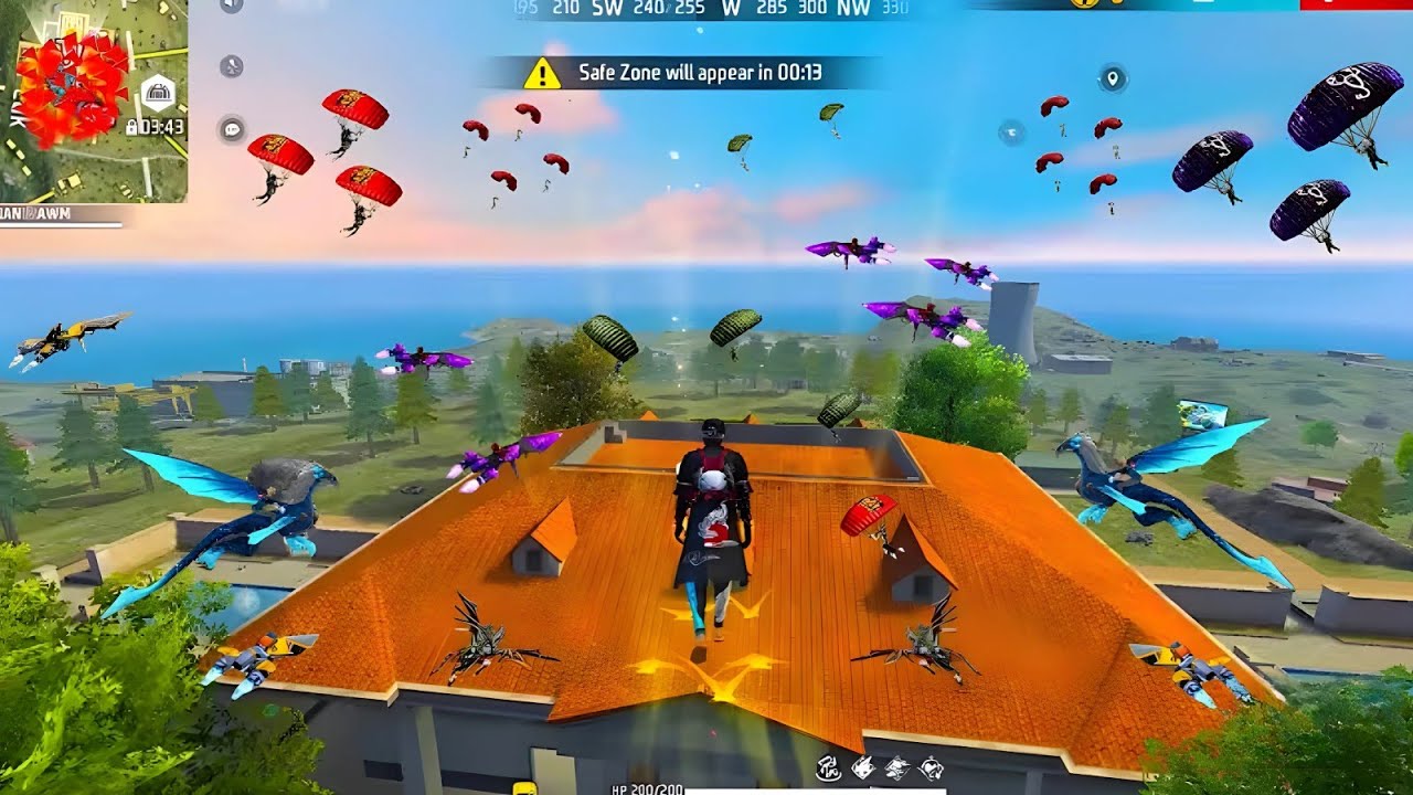 Mobile 📲 Gameplay Emulator Hatao Free Fire bachao 💪🏻 Solo Vs Squad Full Gameplay 