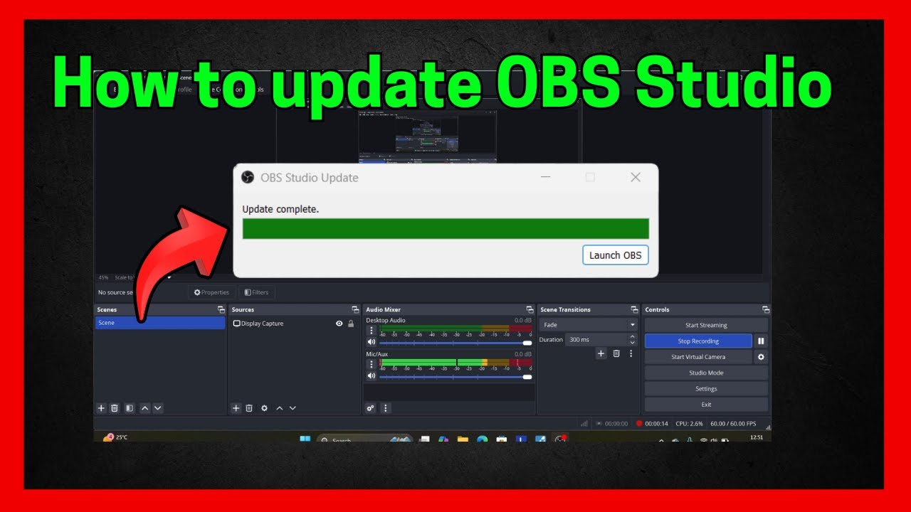 How to update OBS Studio on your PC (Full Guide)