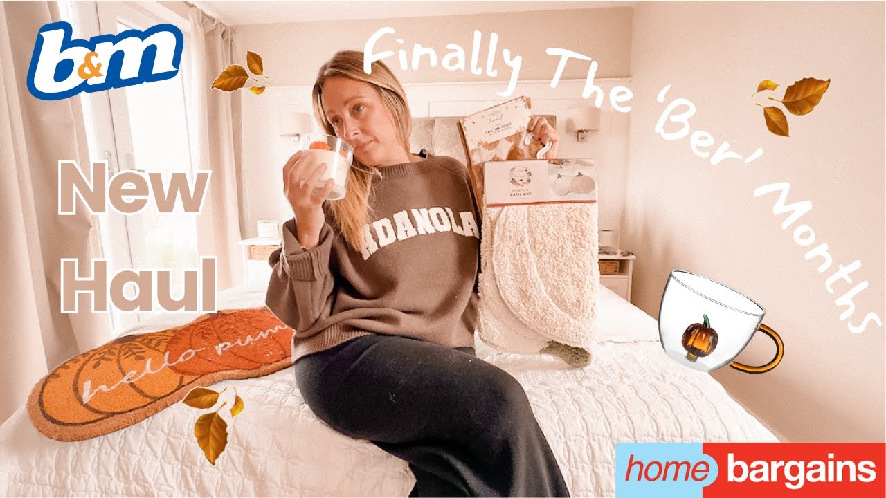 HOME BARGAINS AUTUMN 2025 HAUL | WHATS NEW IN HOME BARGAINS & B&M | Emma Nightingale
