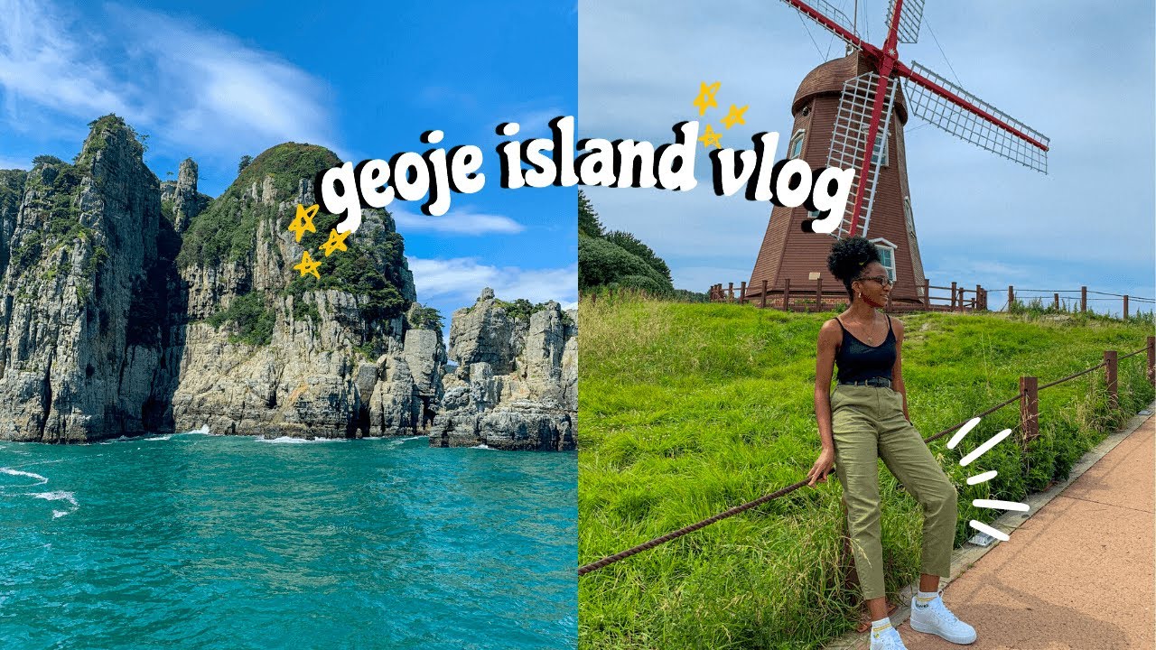geoje island korea travel VLOG 🌊✨ // oedo island, windy hill, maemiseong 거제도여행