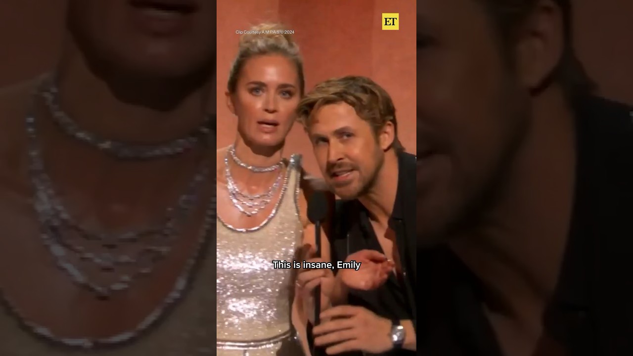 Emily Blunt and Ryan Gosling Could Not Stop The Jokes At The Oscars