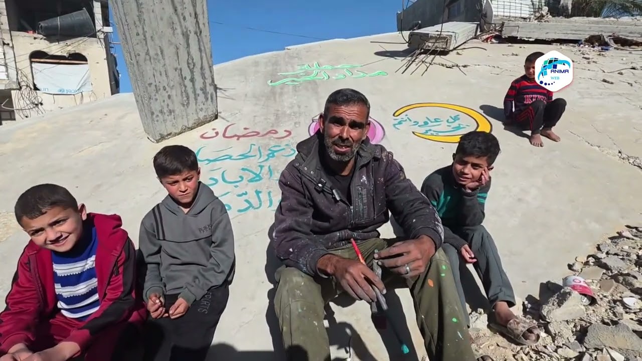 هنا كان بيتي.. جداريات غزة توثق الذكريات قبل أن تضيع تحت الأنقاض