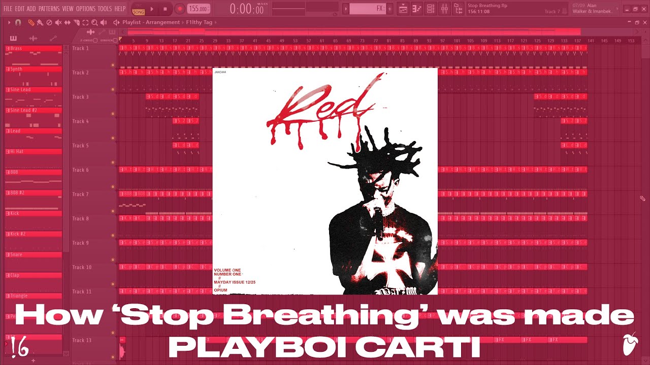 Playboi Carti - How 'Stop Breathing' was made (FL Studio Remake)