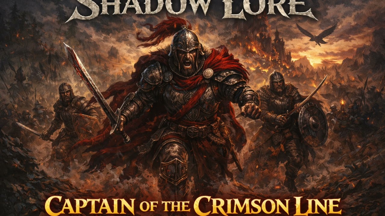 Shadow Lore - Captain of the Crimson Line (Fantasy Metal) AI