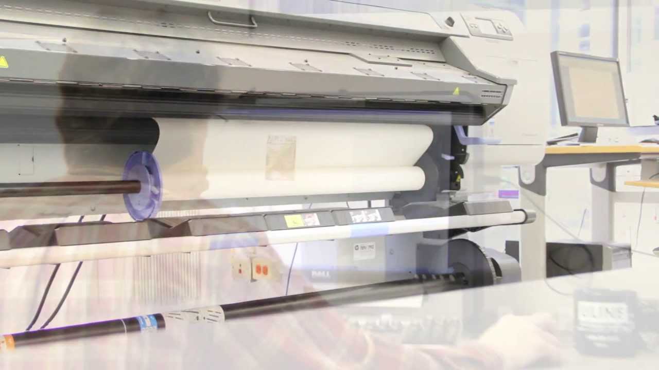 Large Format Printing Demo by Chicago Print Shop