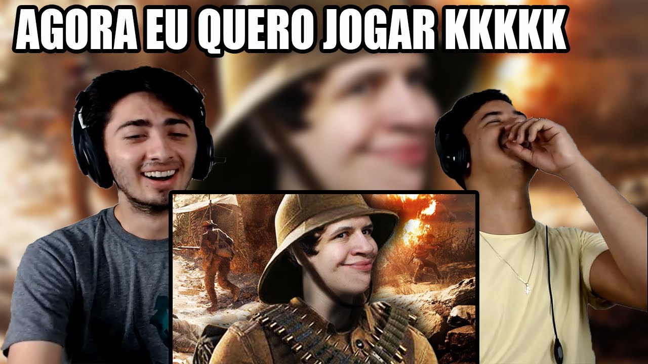 (Games EduUu) REACT CHUMBO GROSSO! - Battlefield 1