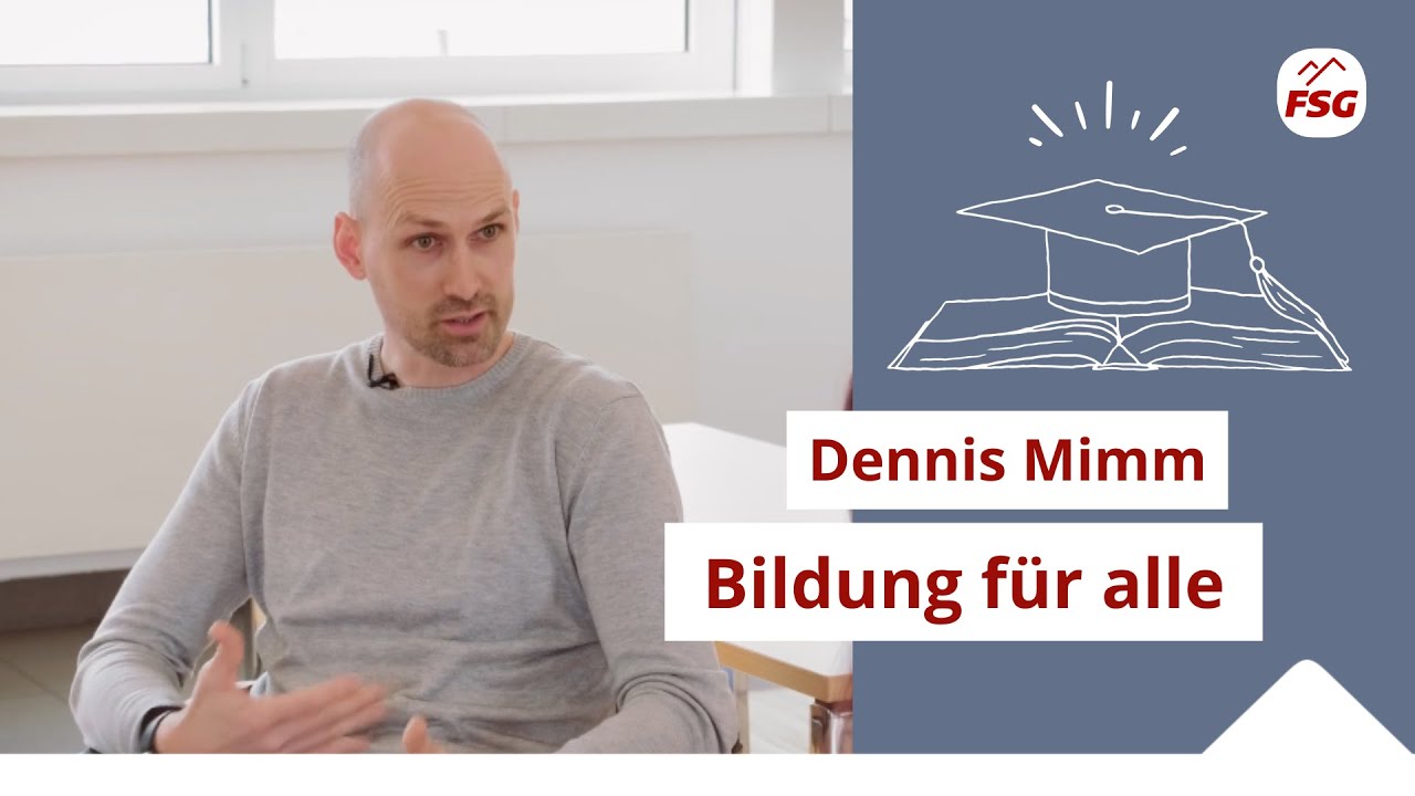 Dennis Mimm im Interview - Bildung f&uuml;r alle | Zukunftspapier