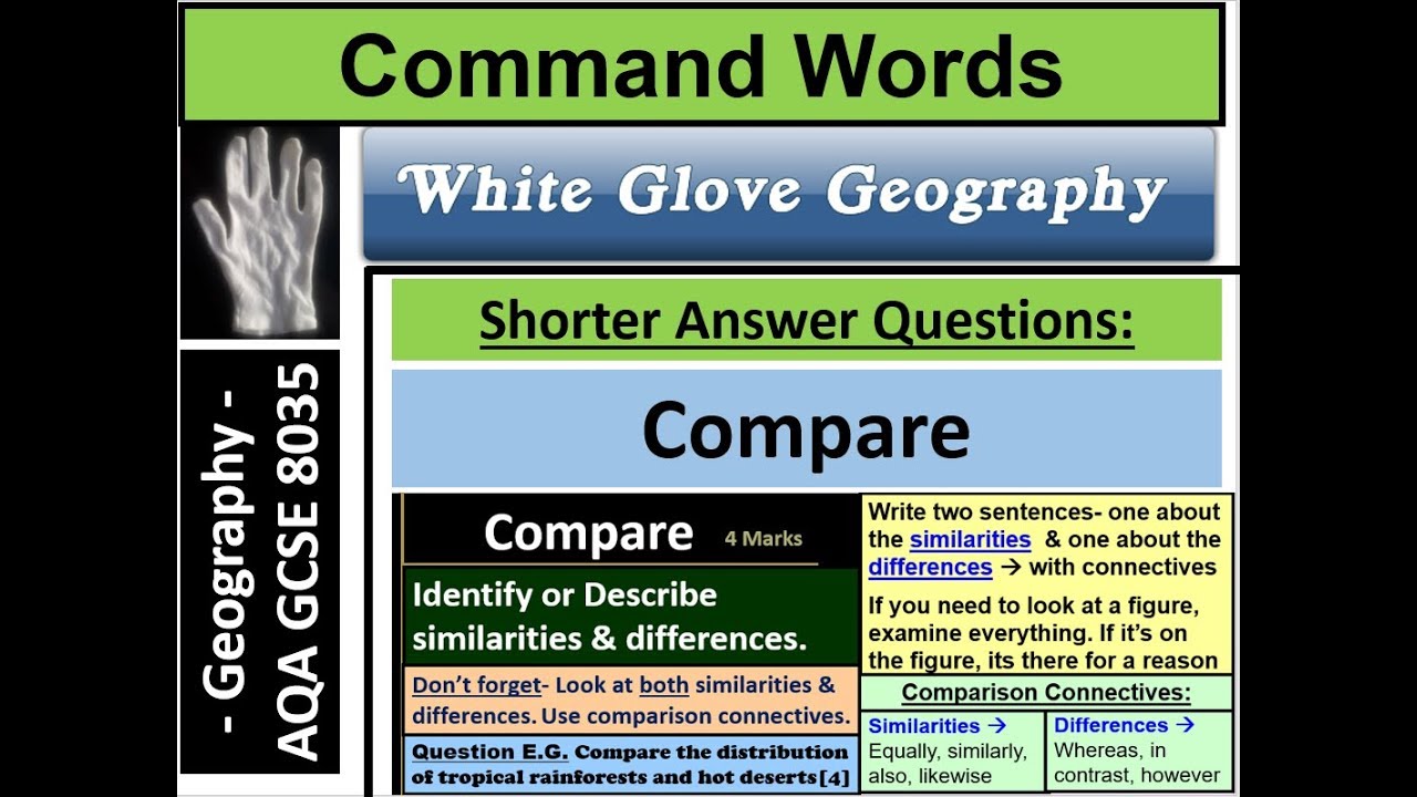 command words compare