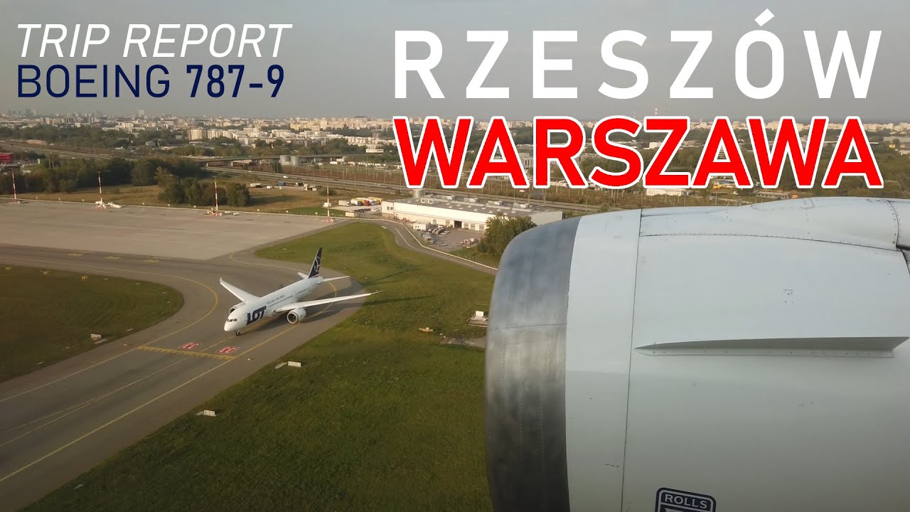 Rzeszów - Warszawa Dreamlinerem 787-9 | Trip report | Boeing 789 | Premium economy