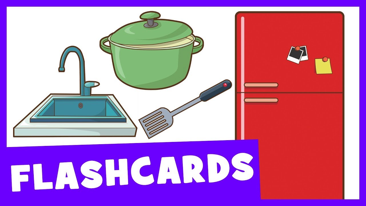 Learn Kitchen Items | Talking Flashcards
