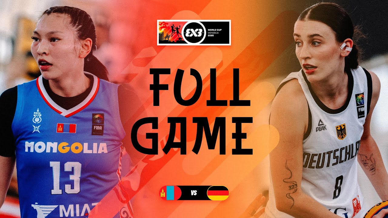 Mongolia 🇲🇳 v Germany 🇩🇪  | Women | Full Pool Game | FIBA 3x3 World Cup 2025 | 3x3 Basketball