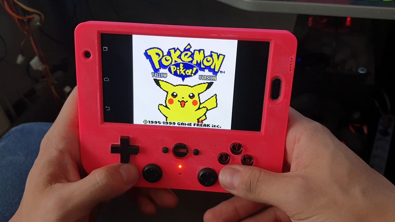 The UAE  Ultimate Android Emulator 3d printed handheld console