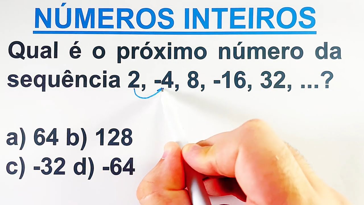 PROBLEMAS COM NÚMEROS INTEIROS | APRENDA RÁPIDO