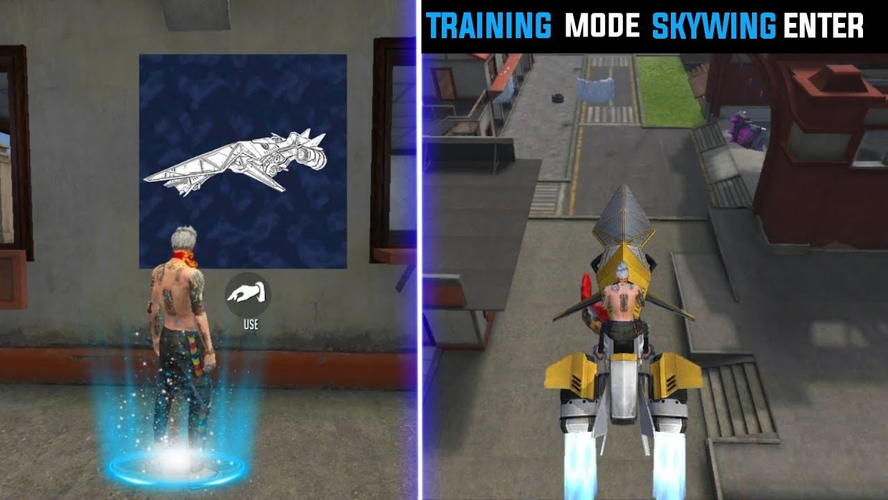 Training Mode Skywing Enter Trick | Free Fire New Tricks 2022