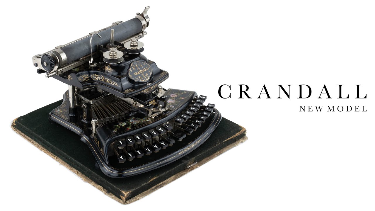 1887 Crandall New Model typewriter