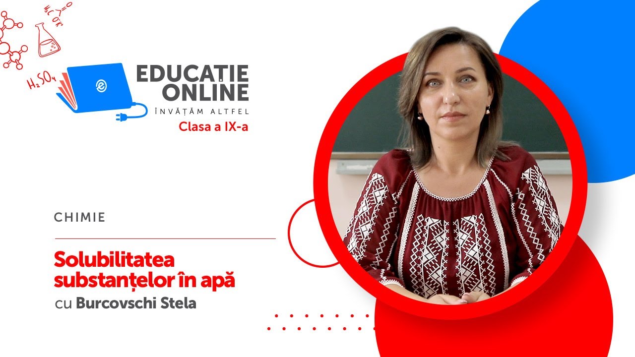 Clasa a IX-a, Solubilitatea substanțelor în apă