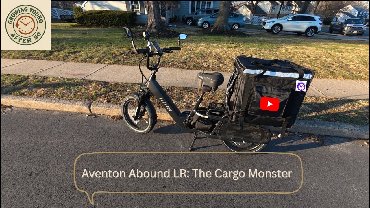 First Ride on My Aventon Abound LR Cargo E-Bike 🚴‍♂️ Shakedown Ride