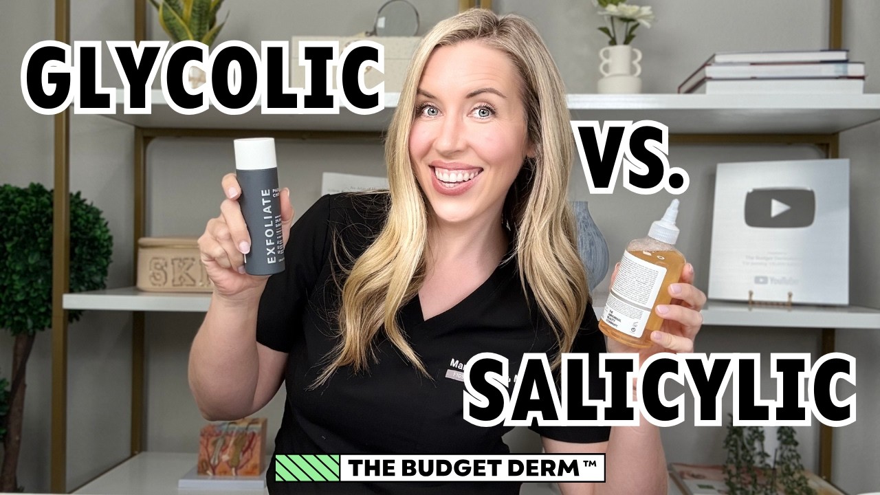 Which Acid Is Best For YOUR Anti-aging Routine? | Salicylic vs Glycolic Acid