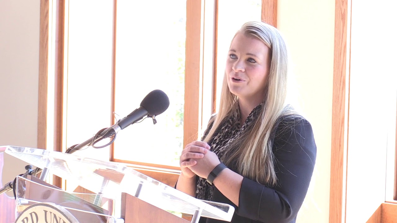 Veteran's Day Ceremony with Jessica Lynch 11-11-2019