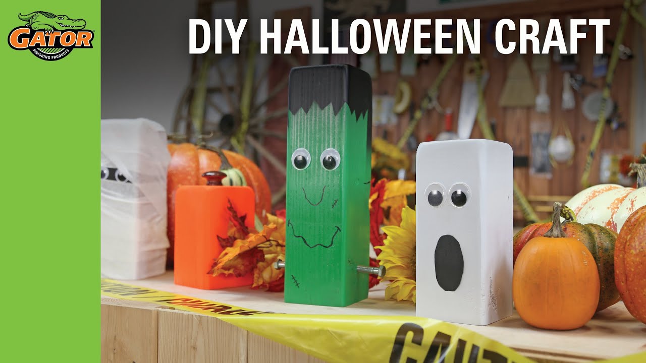 DIY Halloween Wood Craft Project