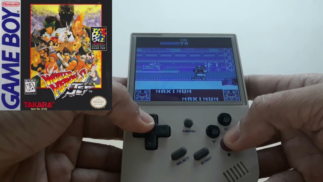 World Heroes 2 Jet/Anbernic RG35XX/Game Boy.