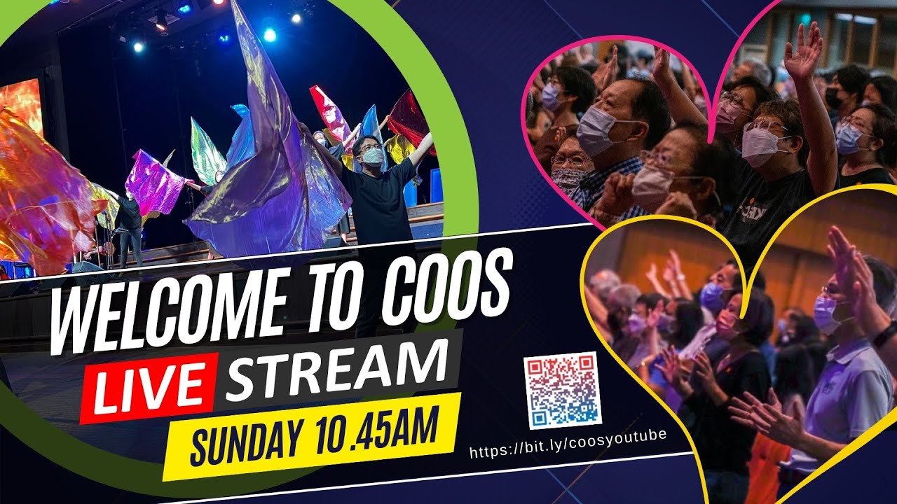 31 August, Sun | 10.45am: COOS Service Live Stream