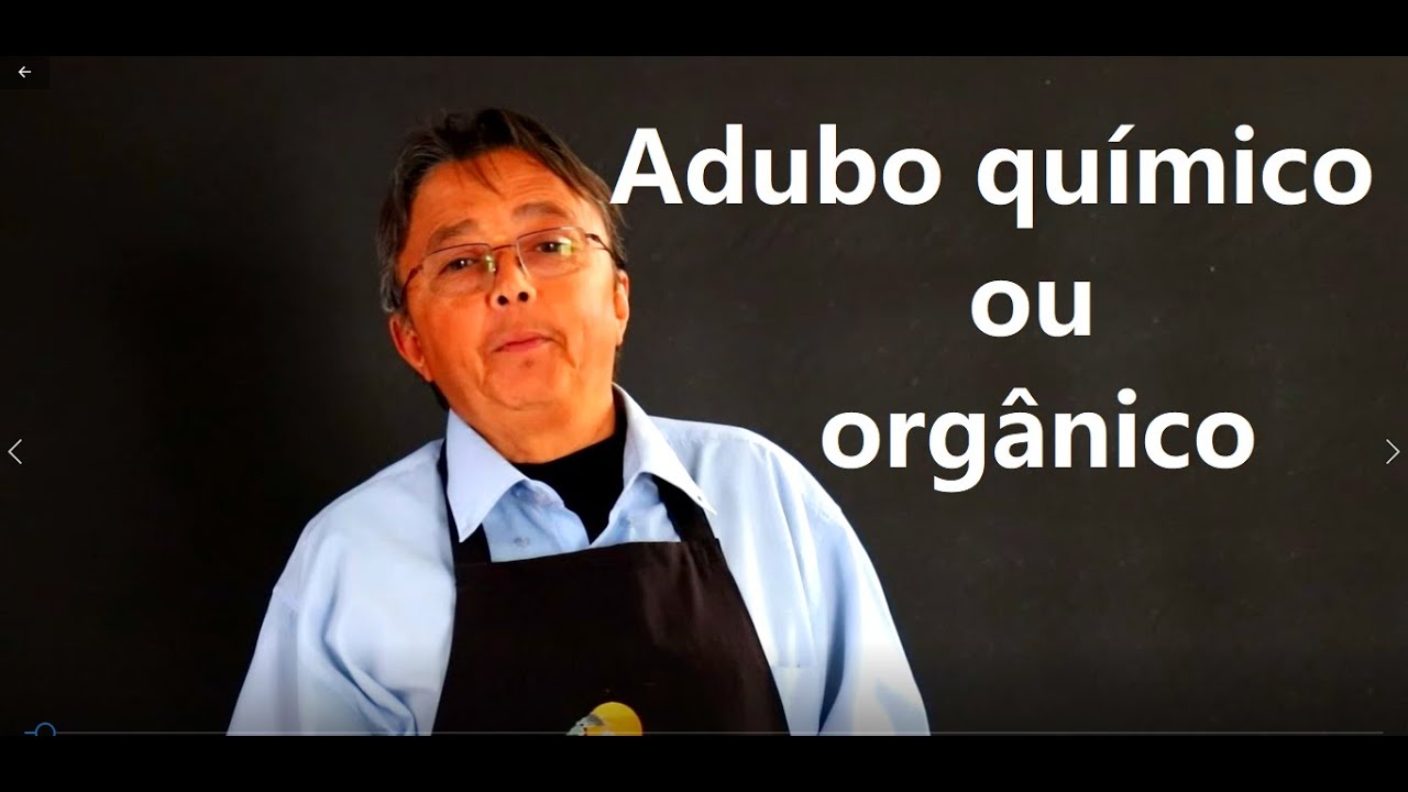 Adubo químico ou orgânico