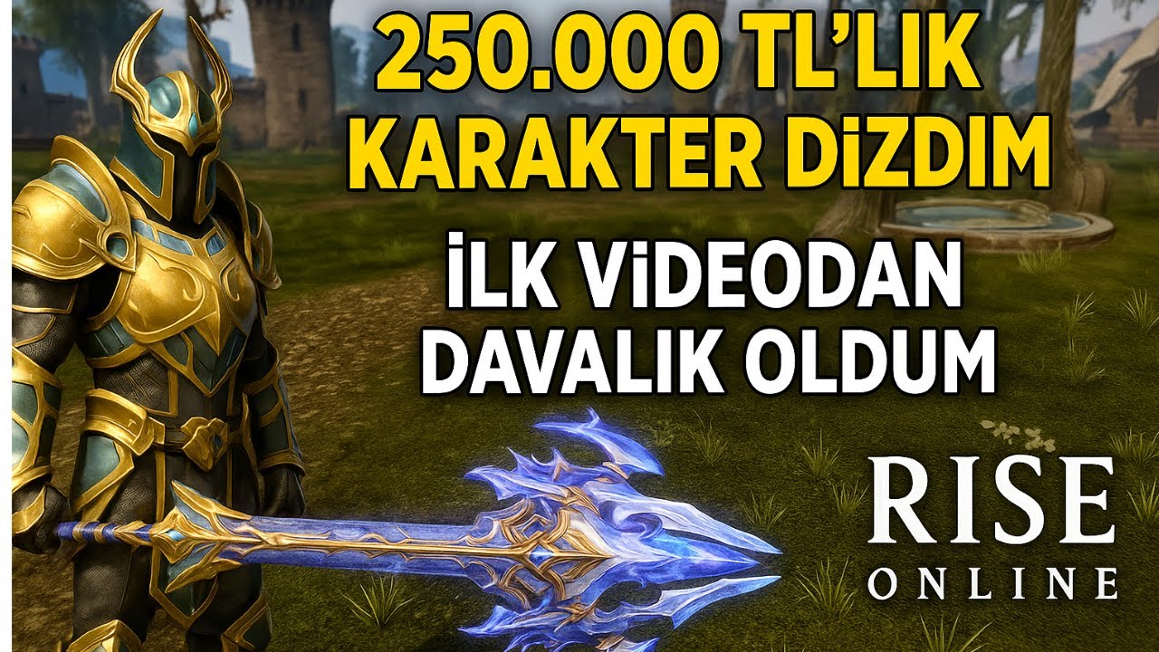 Rise Online | 250.000 TL'lik Warrior Nasıl Olur ?