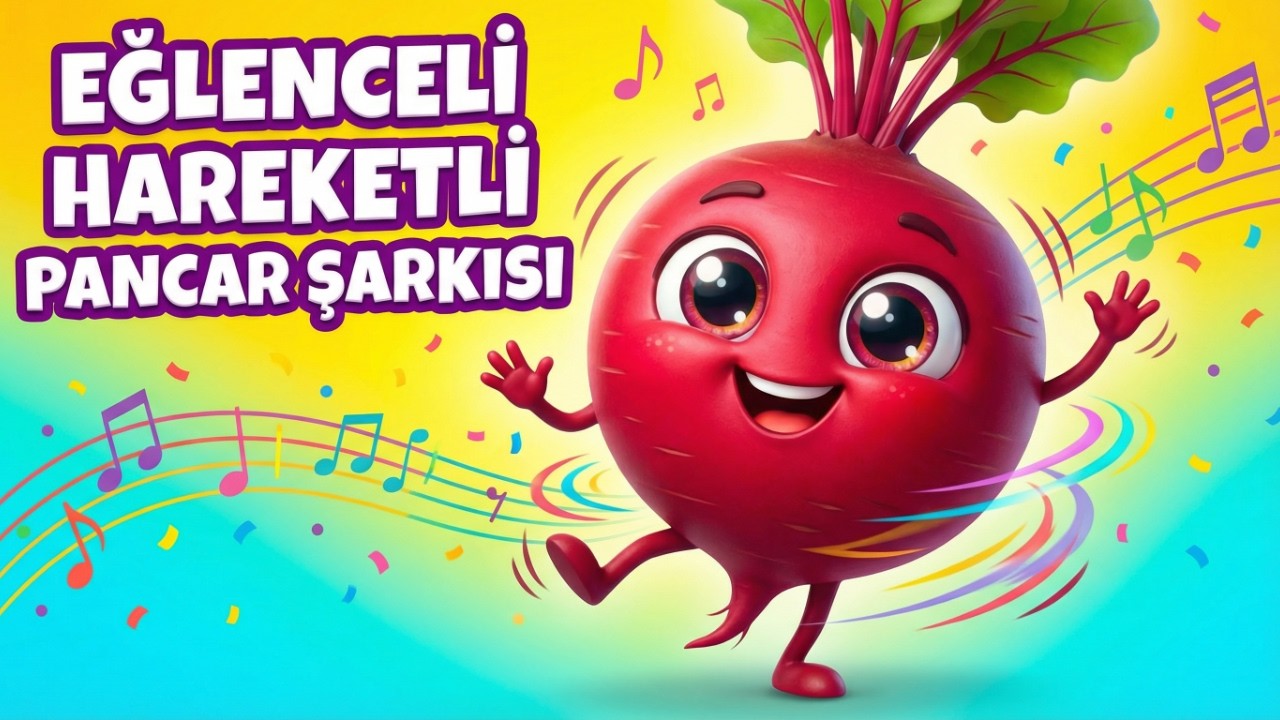 Sağlıklı Besinler: PANCAR Şarkısı🎵 Yoğurtla Pembe Olur!