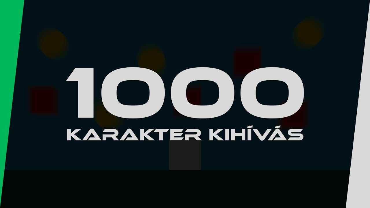 Írtam egy játékot 1000 karakterből!