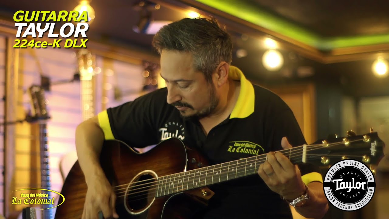 Guitarra Taylor 224ce-K DLX - La Colonial