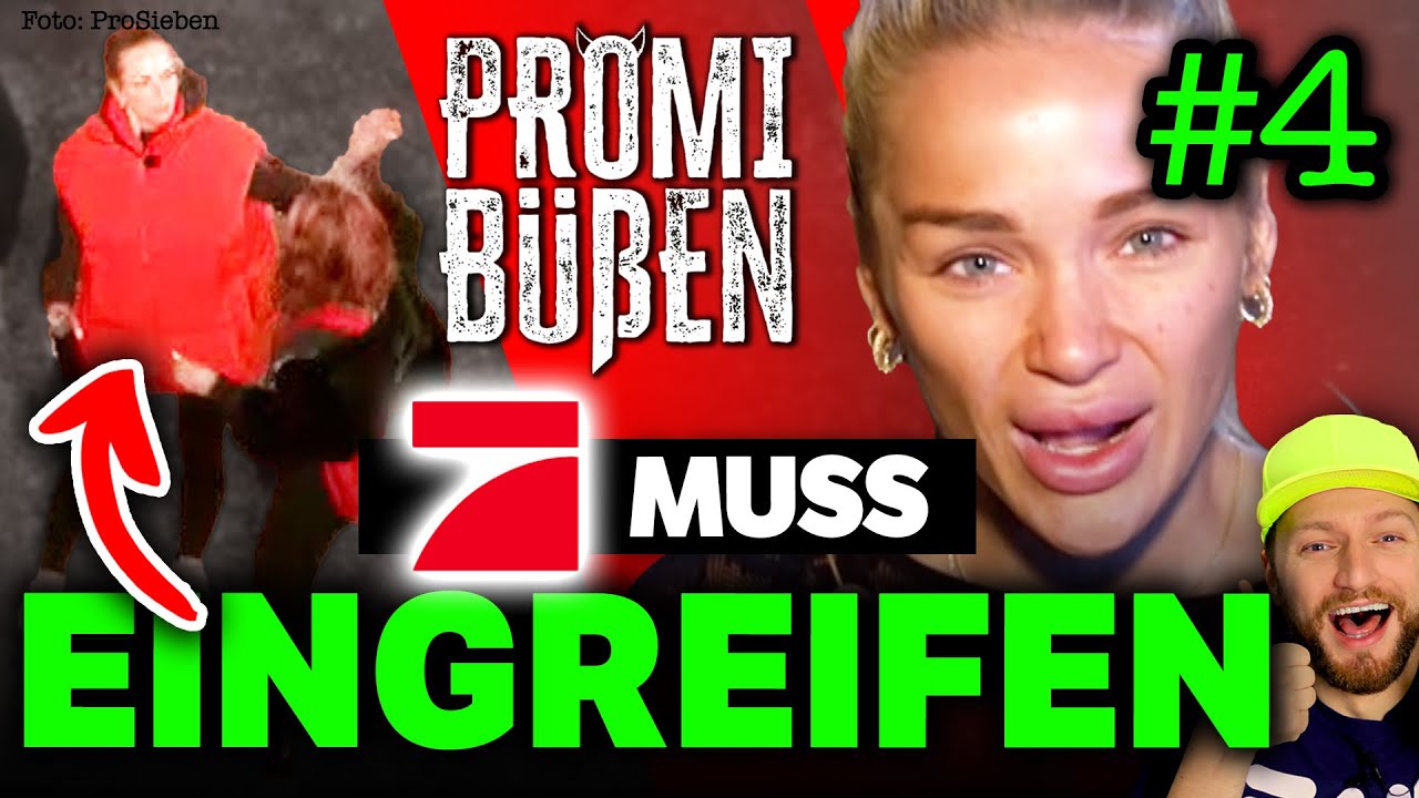 Promi Büßen Folge 4 💥 HEFTIGES Gerangel: Danni Büchner & Emmy! Olivia schreitet ein!