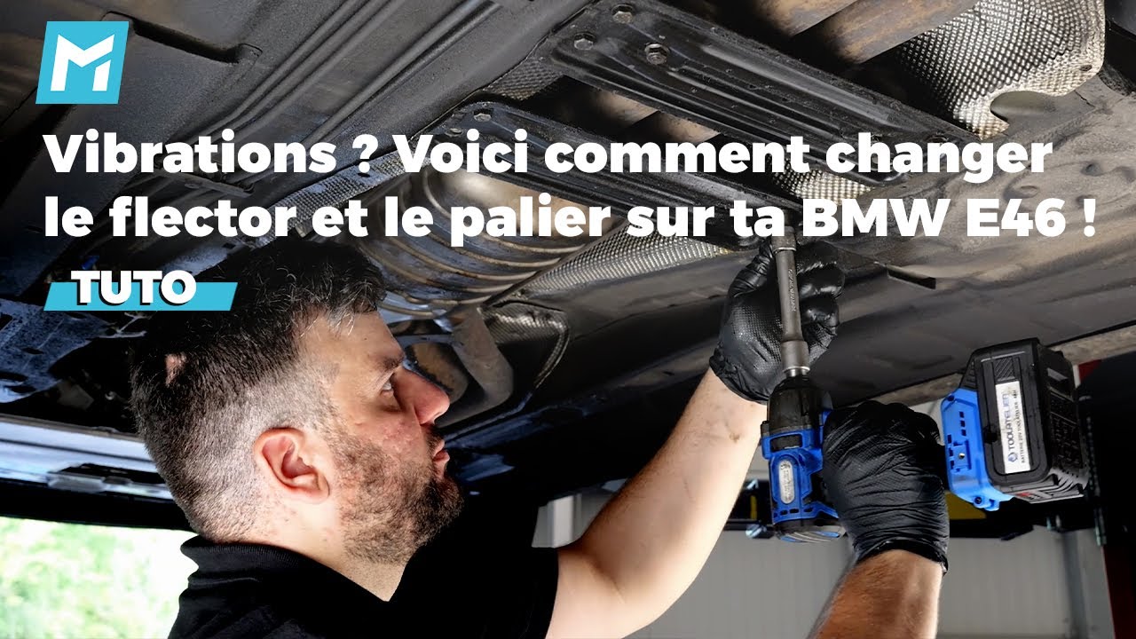 Vibrations ? Voici comment changer le flector et le palier sur ta BMW E46 ! - MECATECHNIC