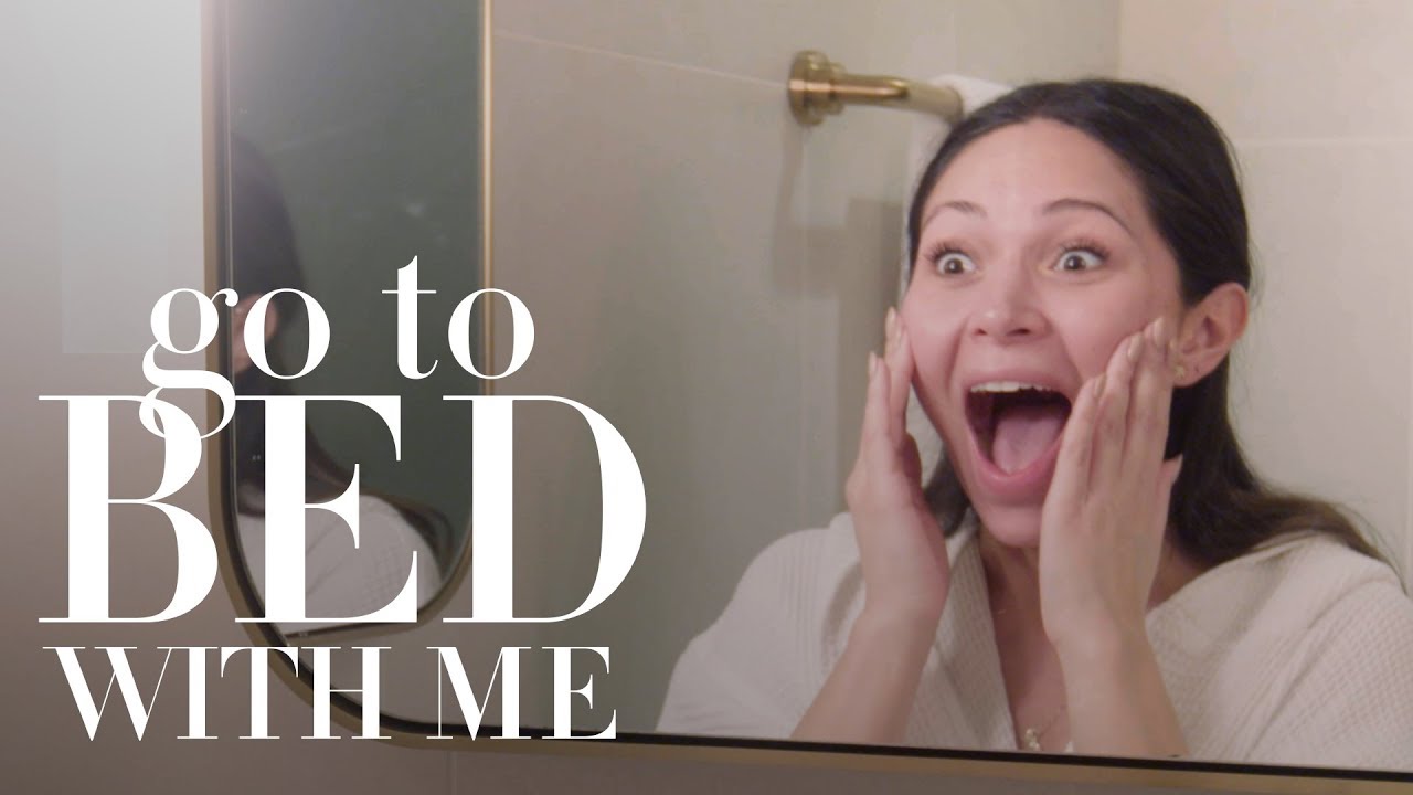 Marianna Hewitt's Nighttime Skin Care Routine | Go To Bed With Me | Harper's BAZAAR