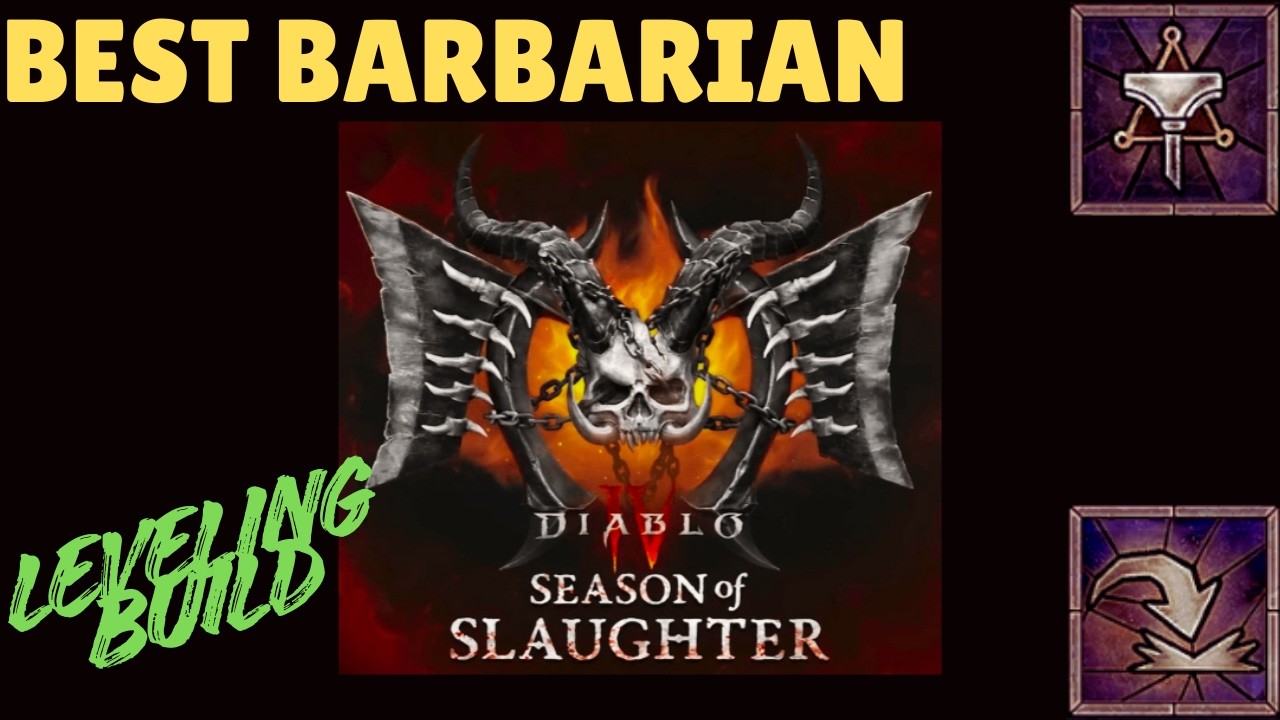 Diablo 4 - Лучший стартовый билд для варвара в 12 сезоне