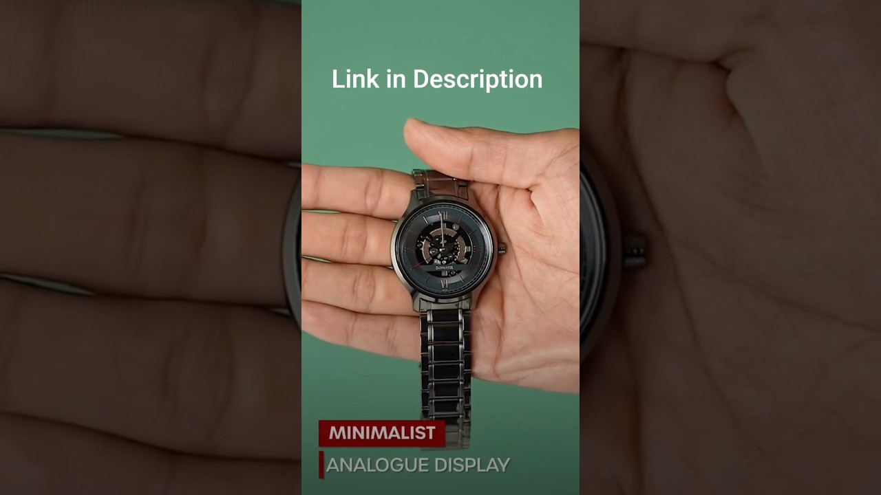 Timex Men’s Analog Quartz Wrist Watch – Black Dial & Strap 