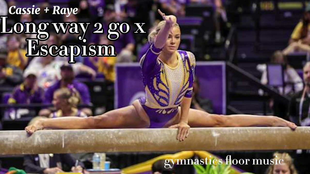 Cassie + Raye - long way 2 go x Escapism gymnastics floor music 