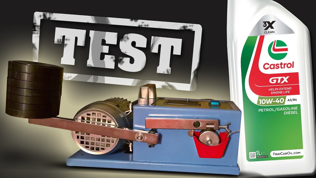 Castrol GTX 10W40 Engine Oil Test Piotr Tester