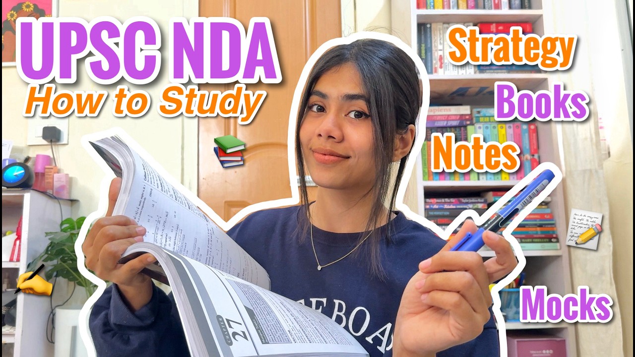 All About UPSC NDA Exam!📚 Study Plan, Books, Notes, Strategy, Mocks & More! 📝 #nda #upsc #study