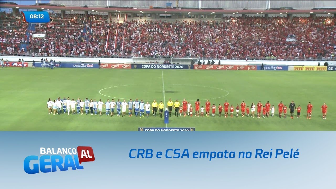 Futebol: CRB e CSA empatam no Rei Pelé