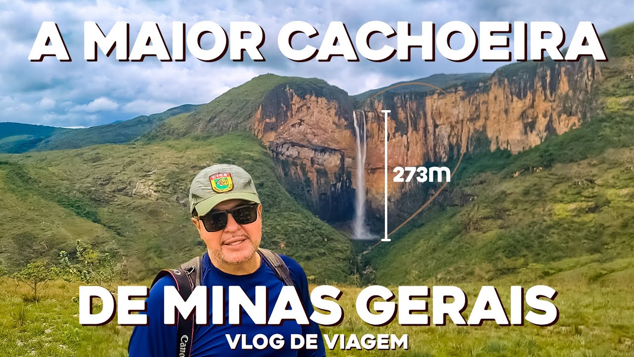 Cachoeira do Tabuleiro a 3ª Maior do Brasil | Conceição do Mato Dentro - MG