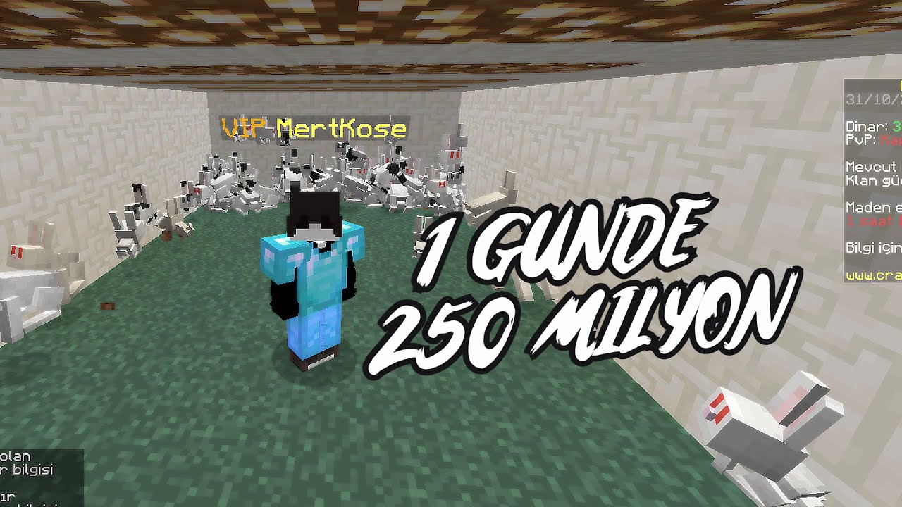 Günde 250 Milyon Dinar Kasma - CraftRise Factions