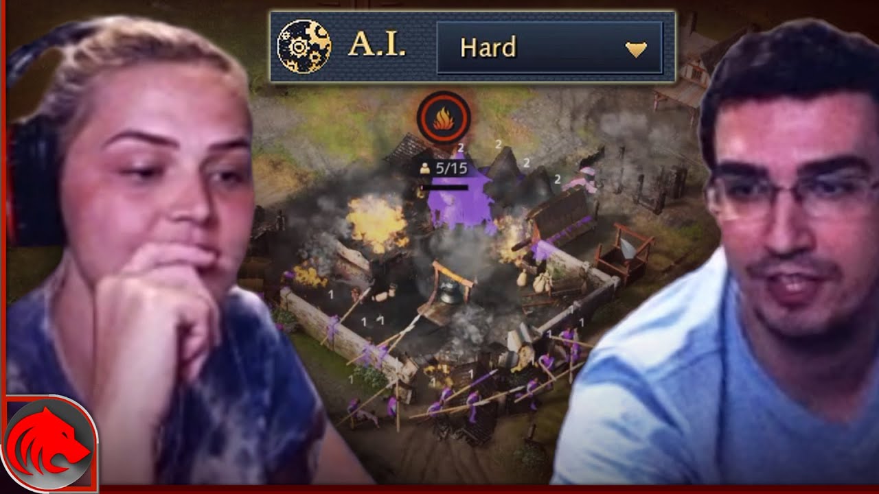 Whamen plays for the first time against HARD AI in AOE4
