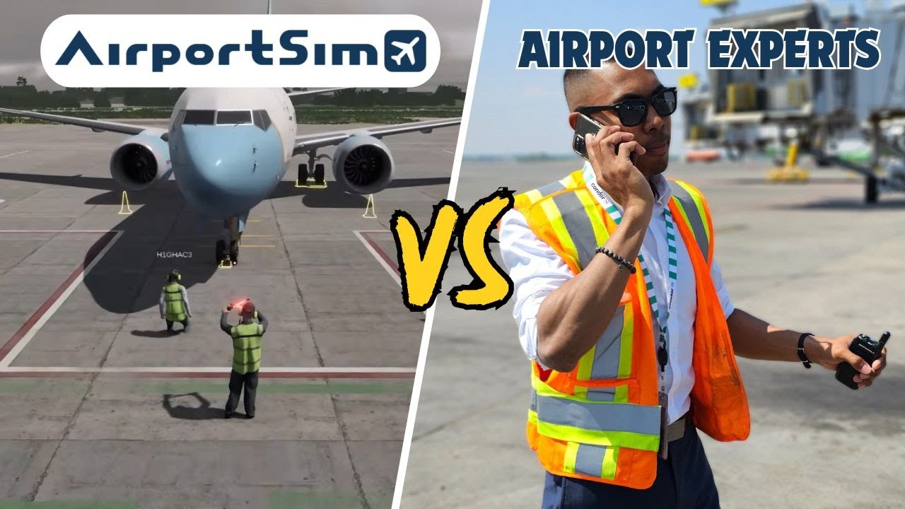 AirportSim vs Airport Experts - Did We Fail At Our OWN JOB?? 🤔